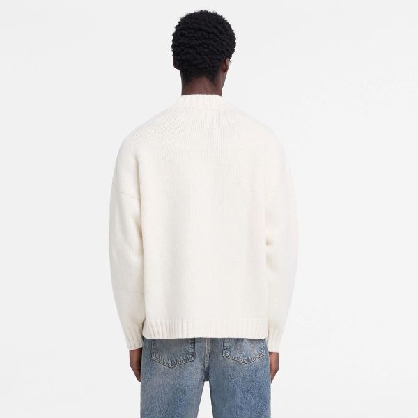 Represent Rep Knit Sweater Off White