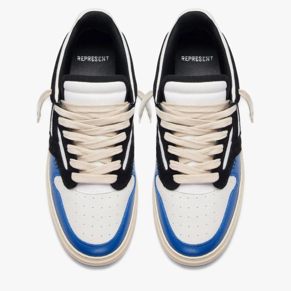 Represent Reptor Low Sneaker Zwart/Cobalt Blauw