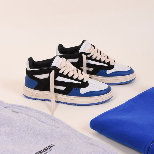 Represent Reptor Low Sneaker Zwart-Cobalt Blauw