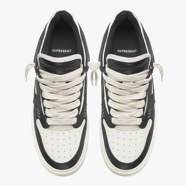 Represent Reptor Low Sneaker Zwart Vintage Wit