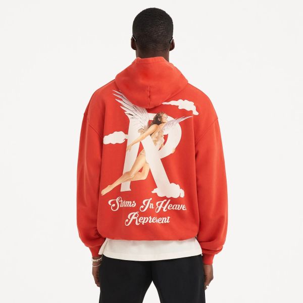 Represent Storms In Heaven Hoodie Rood