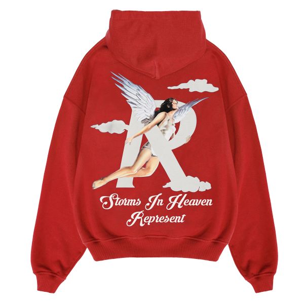 Represent Storms In Heaven Hoodie Rood