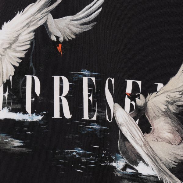 Represent Swan T-shirt Zwart