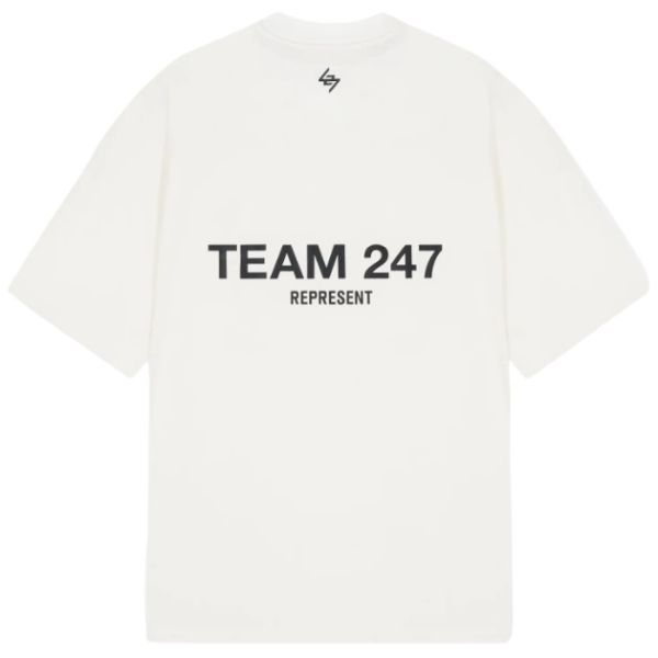 Represent Team 247 Oversized T-shirt Wit