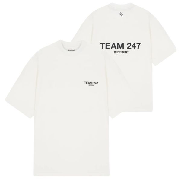 Represent Team 247 Oversized T-shirt Wit