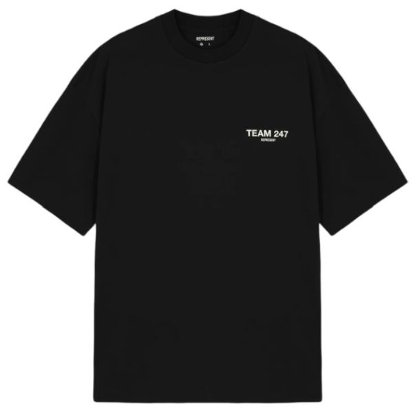 Represent Team 247 Oversized T-shirt Zwart
