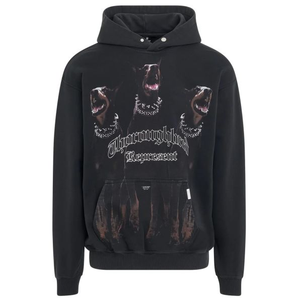 Represent Thoroughbred Hoodie Zwart