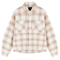 Represent Waffle Flannel Overshirt Beige/Wit