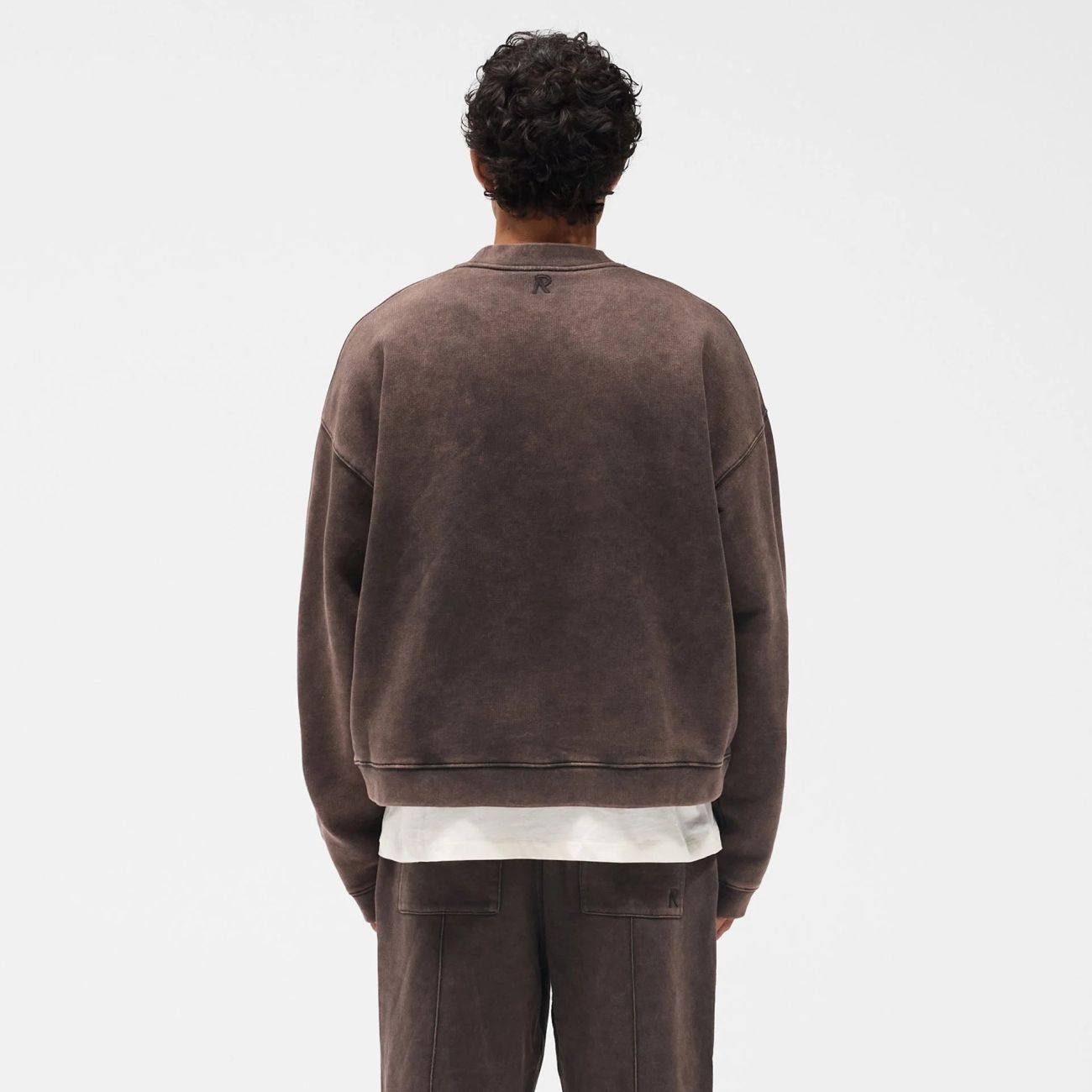 Represent Initial Boxy Sweater Bruin