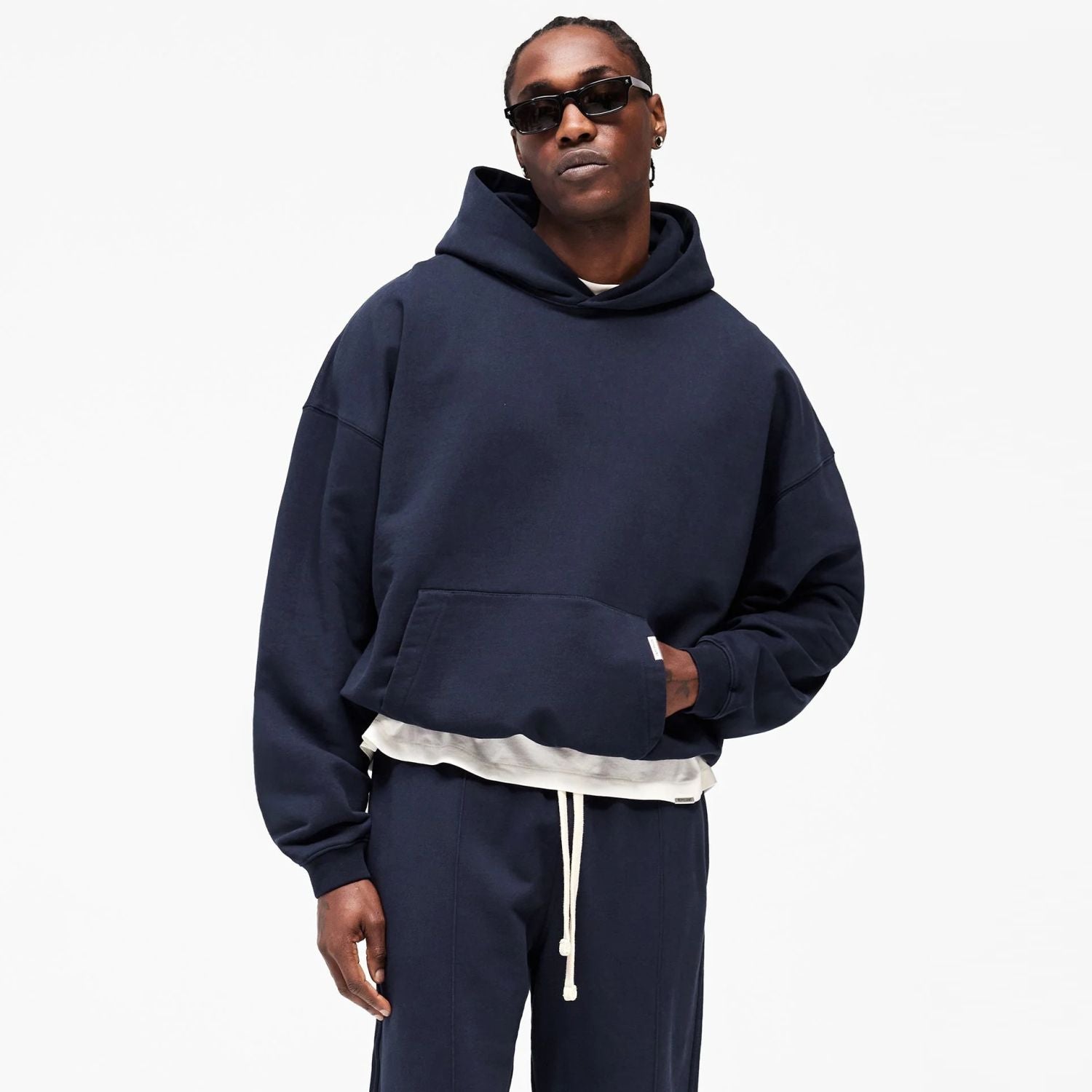 Represent Initial Oversized 2.0 Hoodie Navy