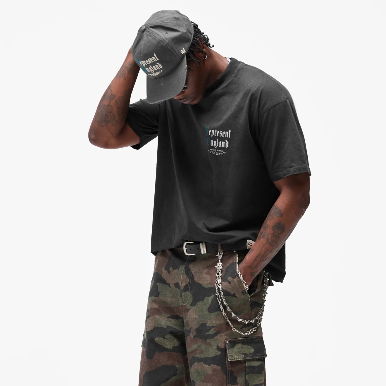 Represent Private Members T-shirt Zwart