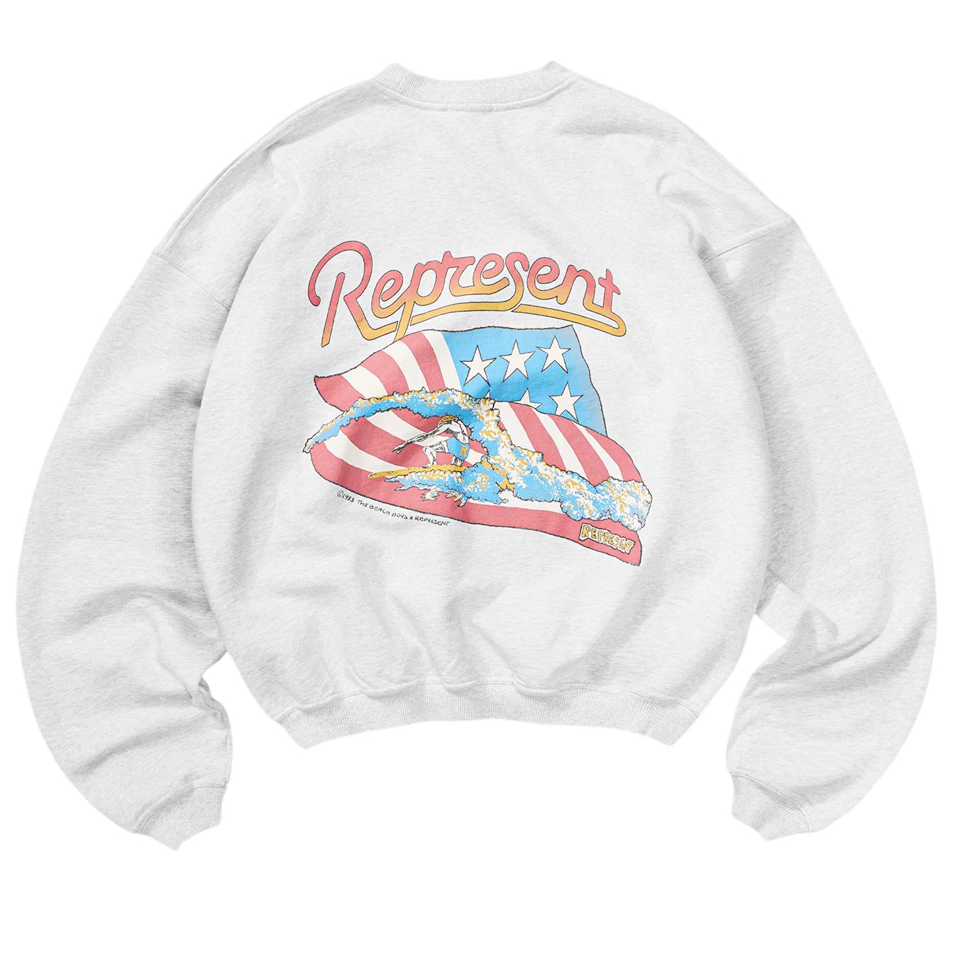 Represent Beach Boys Americas Band Sweater Grijs