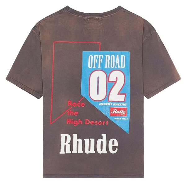 Rhude 02 T-shirt Antraciet