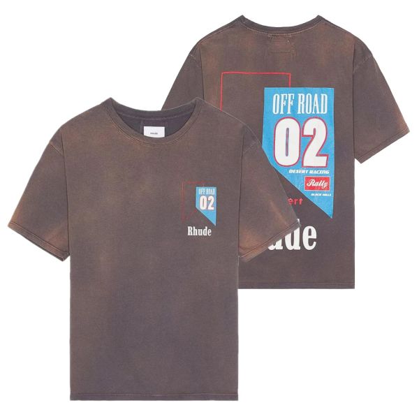 Rhude 02 T-shirt Antraciet