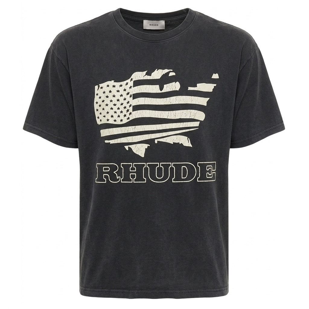 Rhude Banner T-shirt Zwart