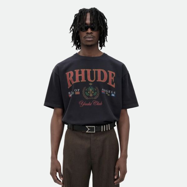 Rhude Bay Of Angels Yacht T-shirt Zwart