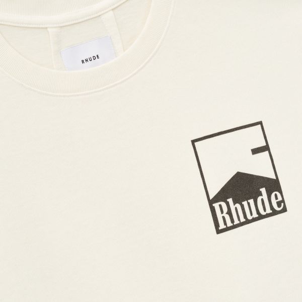 Rhude Chevron T-shirt Off White