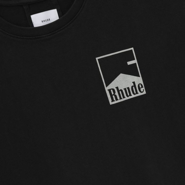 Rhude Chevron T-shirt Zwart
