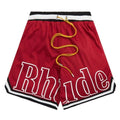 Rhude Court Logo Korte Broek Rood