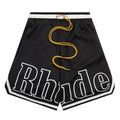 Rhude Court Logo Korte Broek Zwart