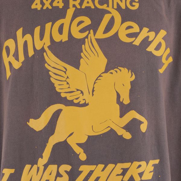 Rhude Derby T-shirt Antraciet