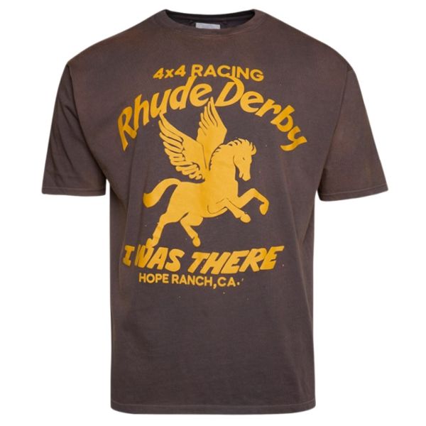 Rhude Derby T-shirt Antraciet
