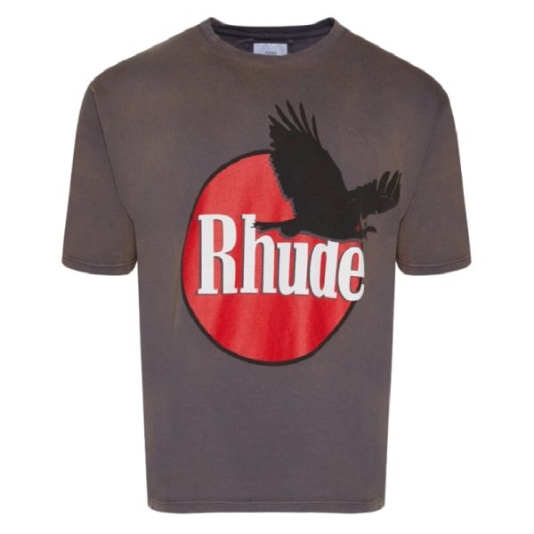 Rhude Eagle Logo T-shirt Antraciet
