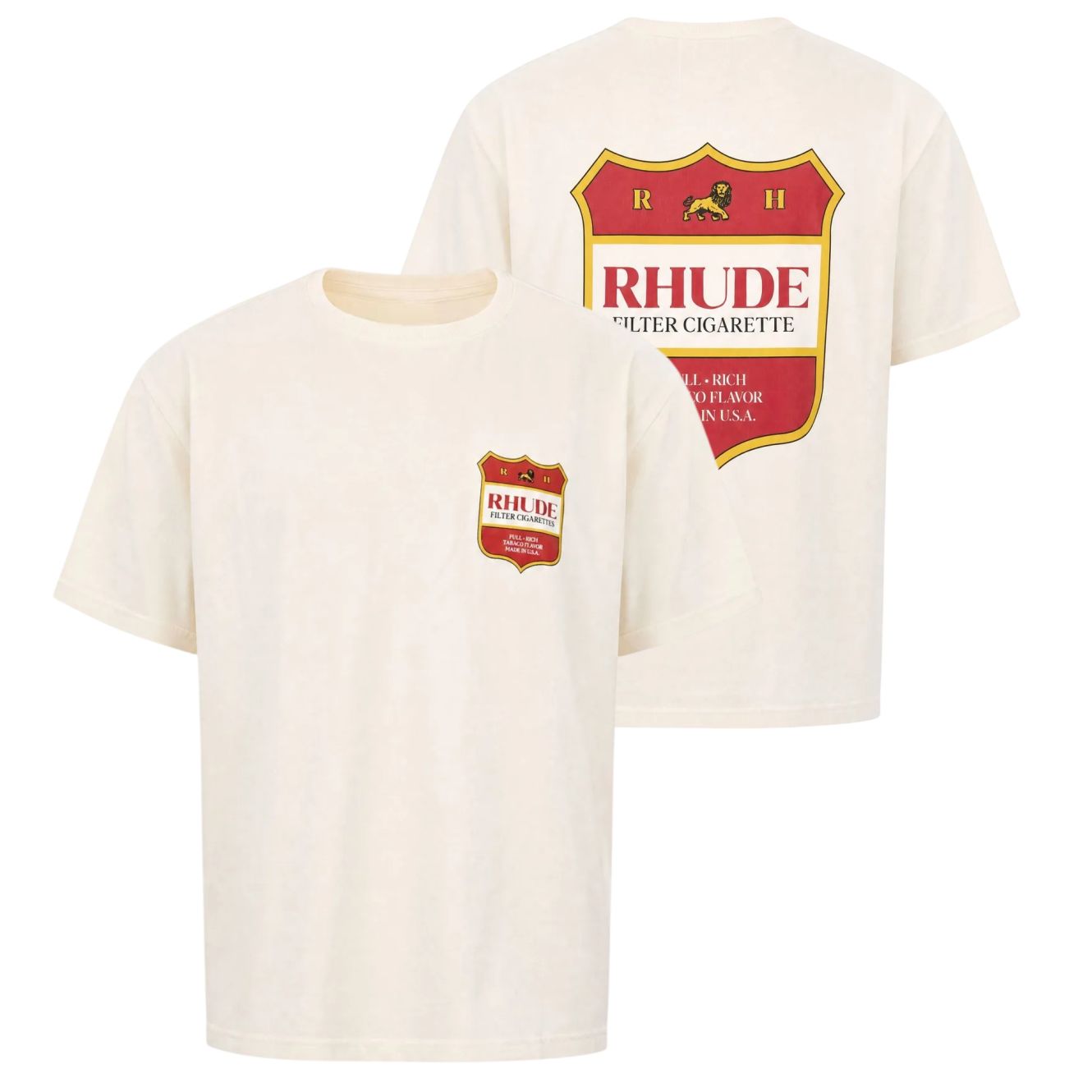 Rhude Filtaro Crest T-shirt Off White