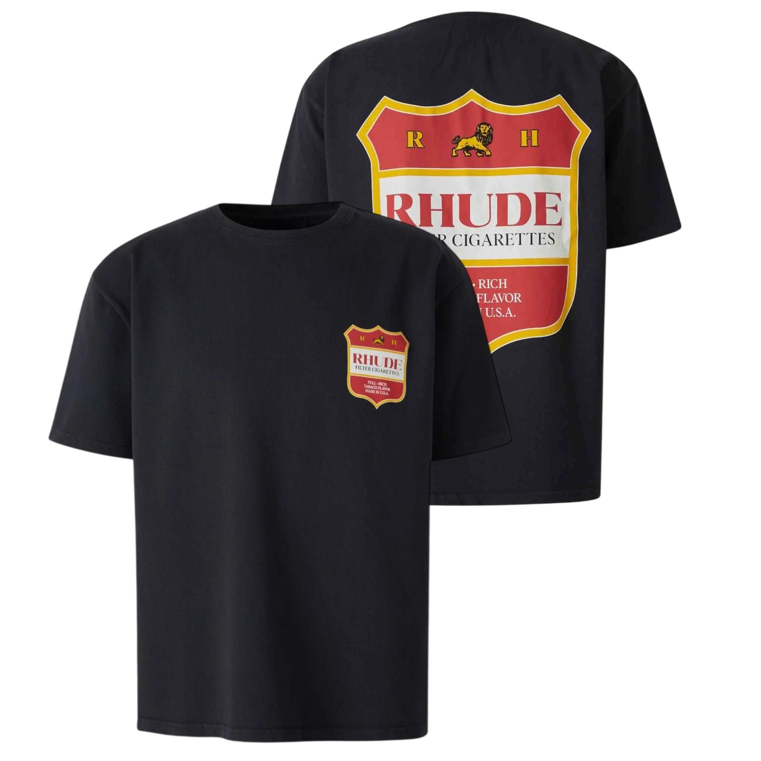 Rhude Filtaro Crest T-shirt Zwart