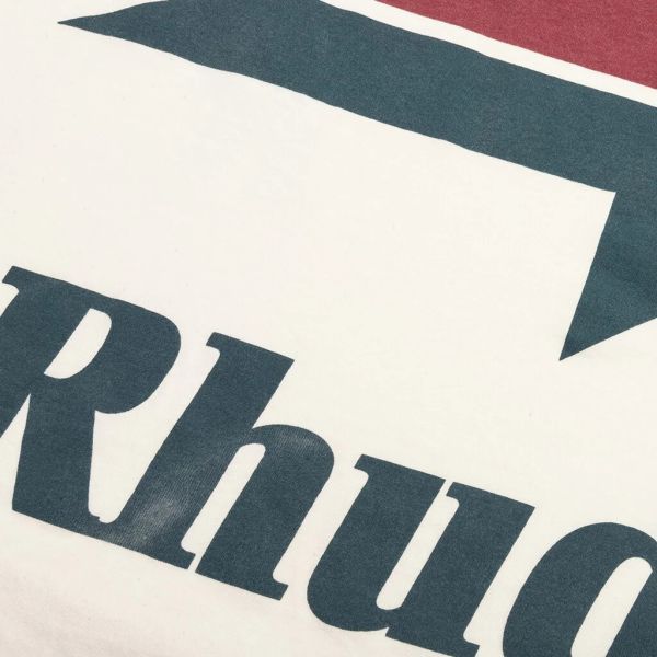 Rhude Logo T-shirt Off White