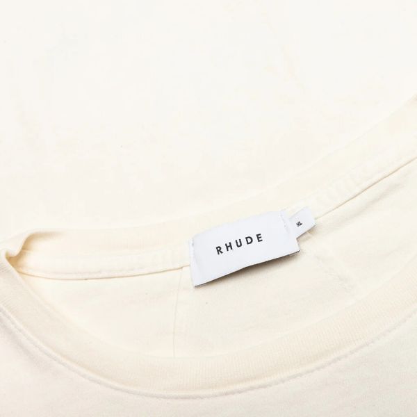 Rhude Logo T-shirt Off White