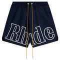 Rhude Logo Track Korte Broek Navy