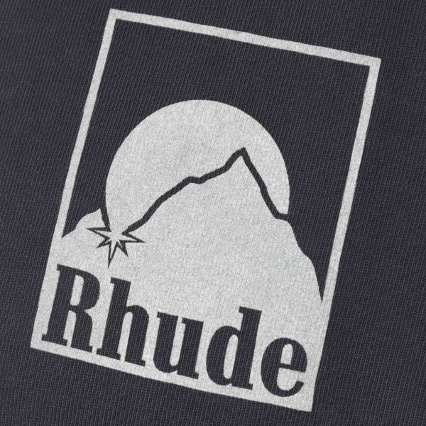 Rhude Moonlight Badge T-shirt Zwart