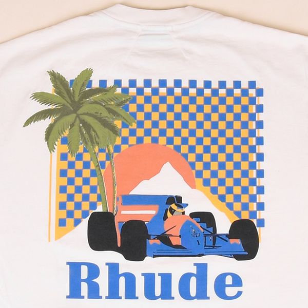 Rhude Moonlight Tropics T-shirt Off White