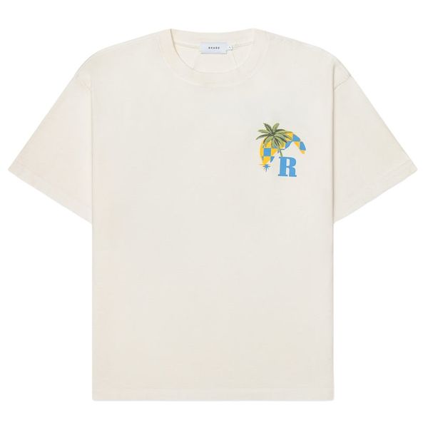 rhude moonlight tropics t-shirt off white