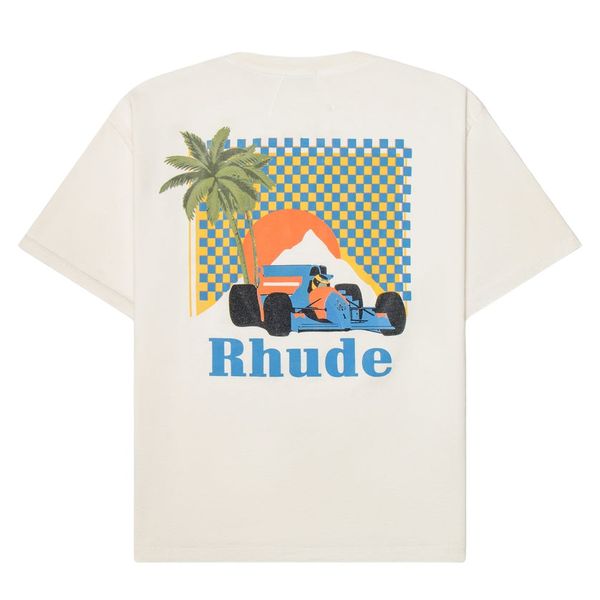rhude moonlight tropics t-shirt off white