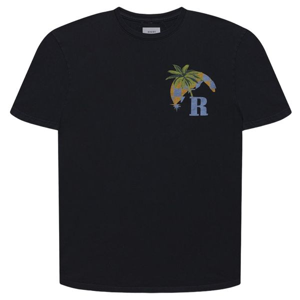 rhude moonlight tropics t-shirt zwart1