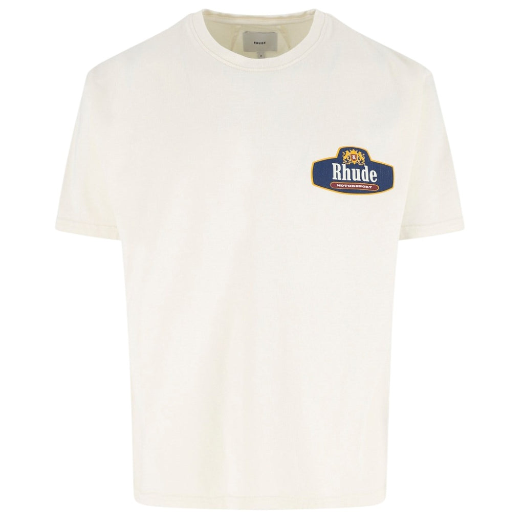 Rhude Racing Crest T-shirt Off White