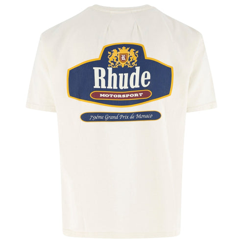 Rhude Racing Crest T-shirt Off White