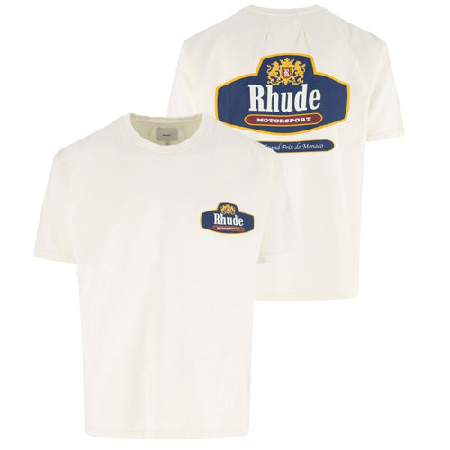 Rhude Racing Crest T-shirt Off White