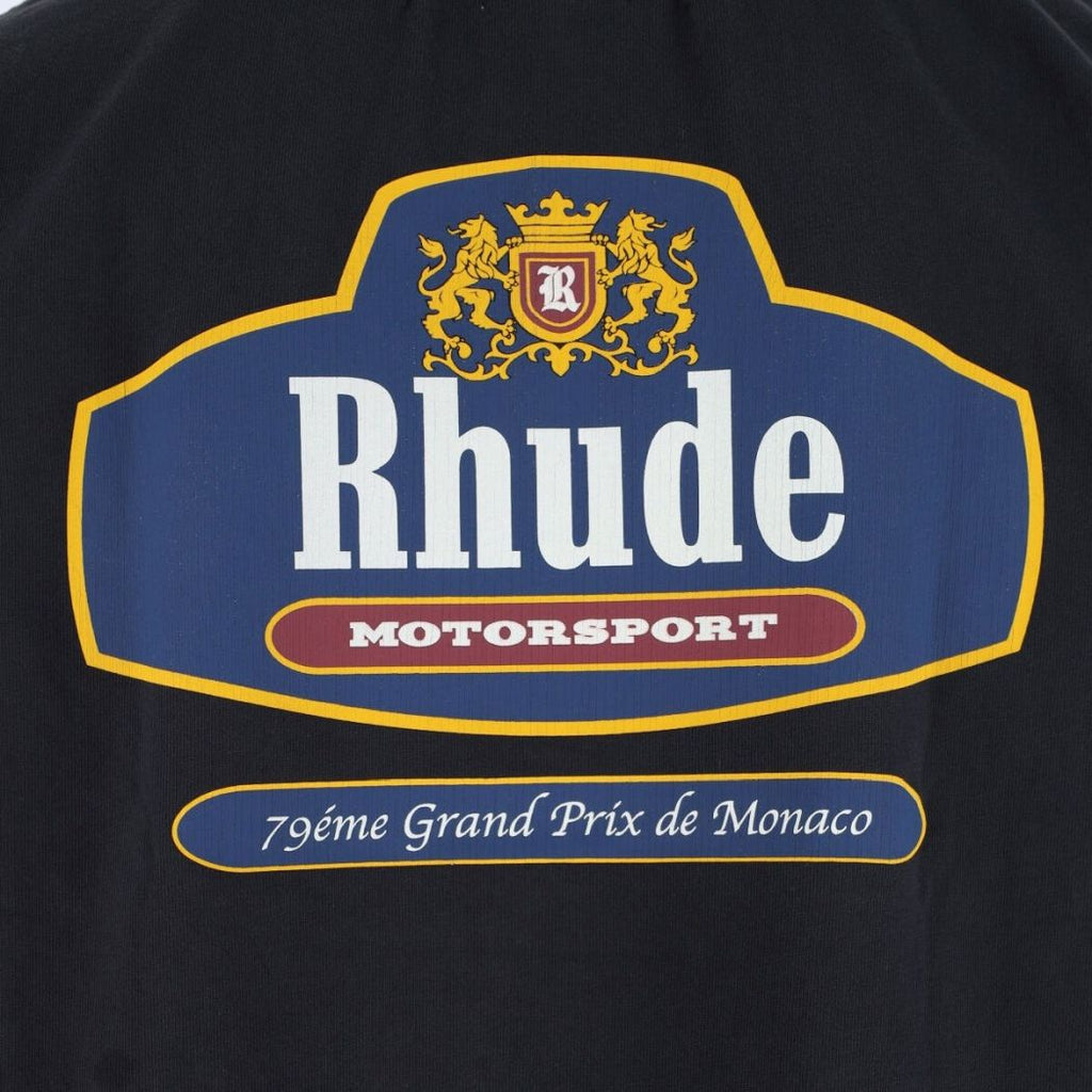 Rhude Racing Crest T-shirt Zwart