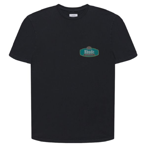 Rhude Racing Crest T-shirt Zwart