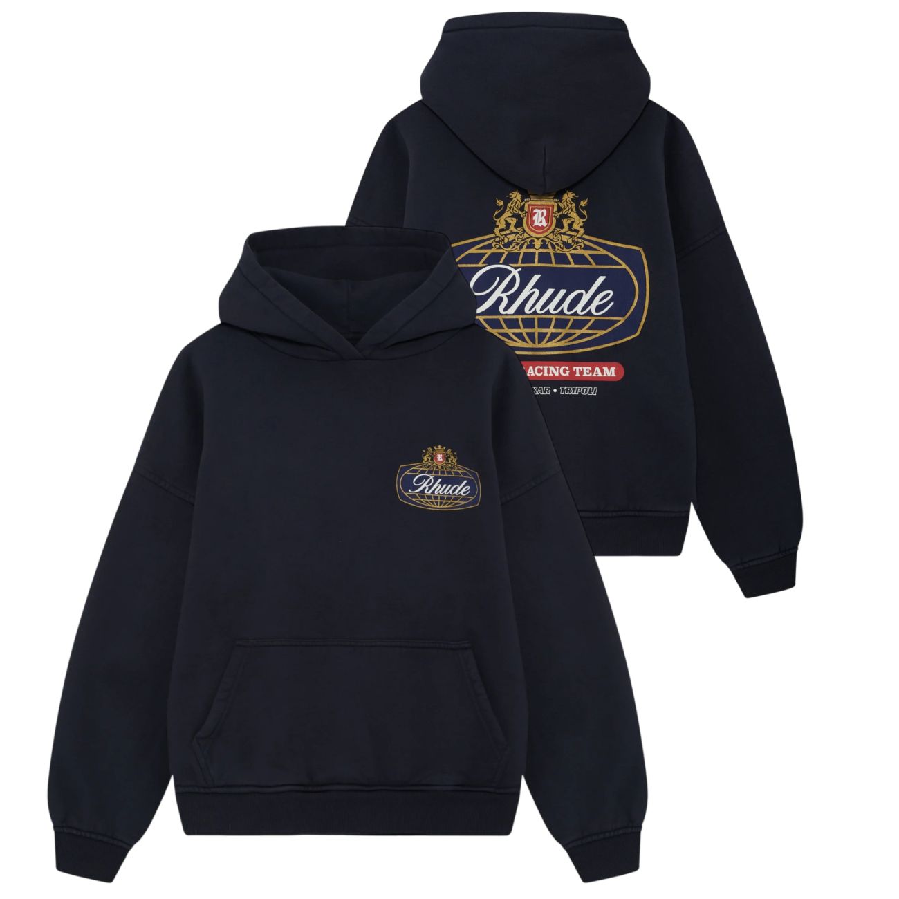 Rhude Safari Crest Hoodie Zwart