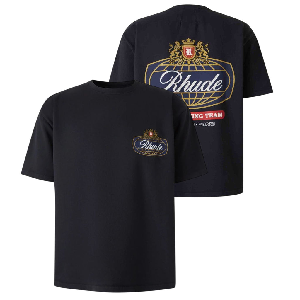Rhude Safari Crest T-shirt Zwart