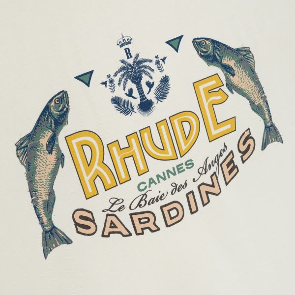 Rhude Sardines T-shirt Off White