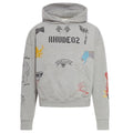 Rhude Scribble Hoodie Grijs