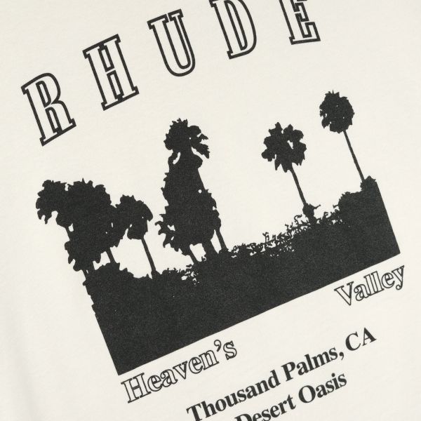 Rhude Thousand Palms T-shirt Off White