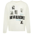 Rhude Winter 91 Rallye Slub Longsleeve T-shirt Off White