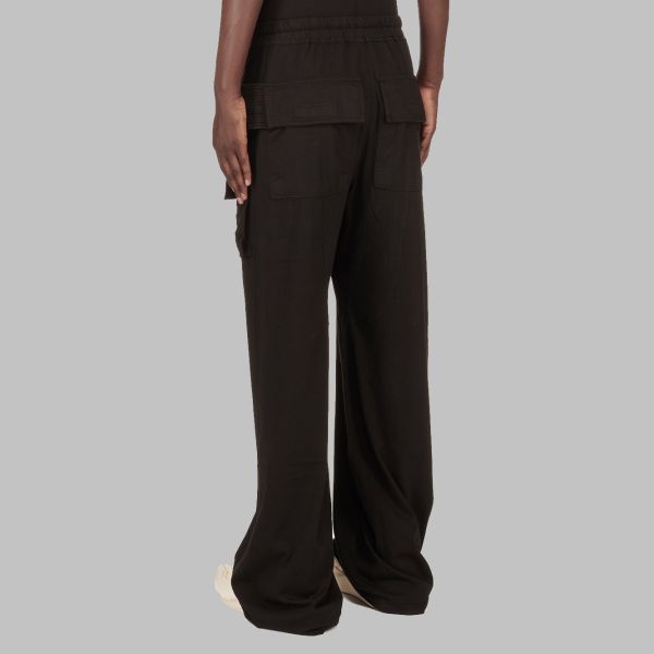 Rick Owens DRKSHDW Creatch Wide Cargo Broek Zwart