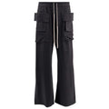 Rick Owens DRKSHDW Creatch Wide Cargo Broek Zwart